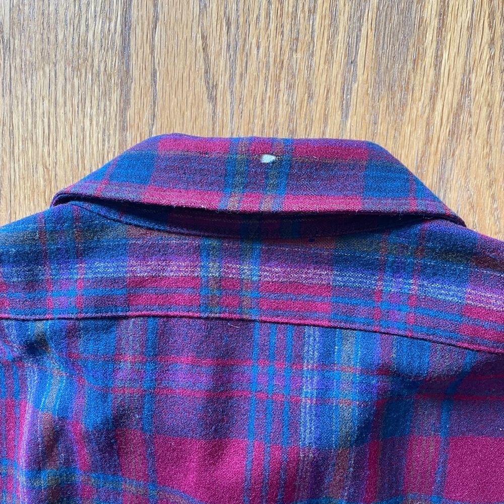 Vintage Pendleton Red Flannel XL | Made in USA - Picture 9 of 16